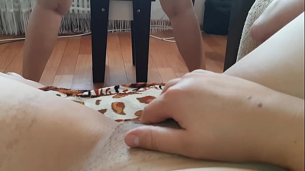 I masturbate on my neighbor's pussy and ass until she sees Lesbian Illusion Girls