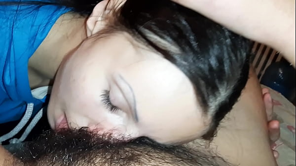 I tongue my girlfriend's hairy pussy to orgasm Lesbian Illusion Girls
