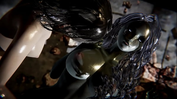 Lesbian Elden Ring Ranni squirts for Melina Dark Souls Inspired
