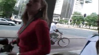 Tanned Chinese Street Walker Is Playing With Her Lesbian Gf